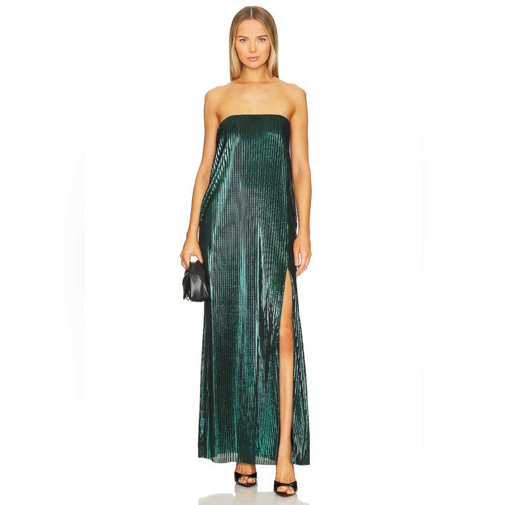House of Harlow 1960 Arely Maxi Dress in Emerald Green